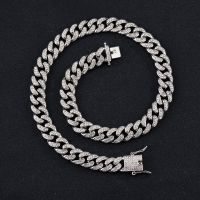 [COD] European and Hip-Hop Cuban Chain Necklace 13mm Mens Hot Selling Fashion Ins Jewelry Wholesale