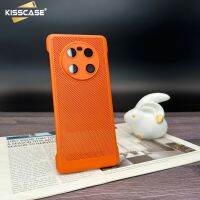 KISSCASE เคสโทรศัพท์ระบายความร้อนตาข่ายระบายอากาศสำหรับ Huawei Mate 30 40 50 Pro P60Art P60สีลูกกวาดสีด้านกระจกป้องกันฝาหลังมีเลนส์กล้องกันกระแทก P60Pro ตาข่ายกันฝุ่นในตัว