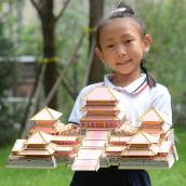 Đồ chơi lắp ráp gỗ 3D Mô hình Cung A Phòng Epang Palace