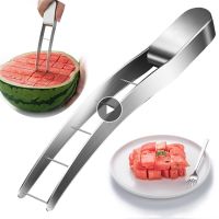 Watermelon Cutter Home Gadgets Stainless Steel Watermelon Artifact Slicing Knife Corer Fruit And Vegetable Kitchen Accessories Graters  Peelers Slicer