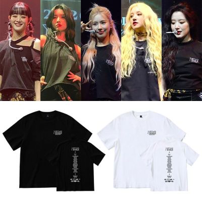 Gidle world tour t shirts Gidle Just Me t-shirt Cotton Premium Quality Kpop Fans tees
