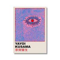 Yayoi Kusama โปสเตอร์แสดงภาพแอบสแตรกต์รูปฟักทองพิมพ์ผนังรูปผ้าใบวาดภาพ69F นอร์ดิก0706