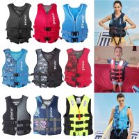 Neoprene Boating Life Jacket Adult Children Buoyancy Vest Outdoor Swimming Boating Skiing Driving Vest Survival Suit Safety Vest  Life Jackets