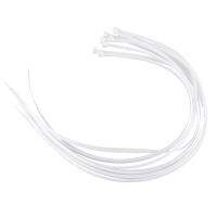 10X Extra Long 76Cm Cable Ties White Zip Wraps