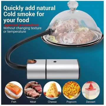 Molecular Cuisine Smoke Portable Food Cold Smoke Generator Kitchen tool  home molecular cooking steak salmon for Grill Smoker
