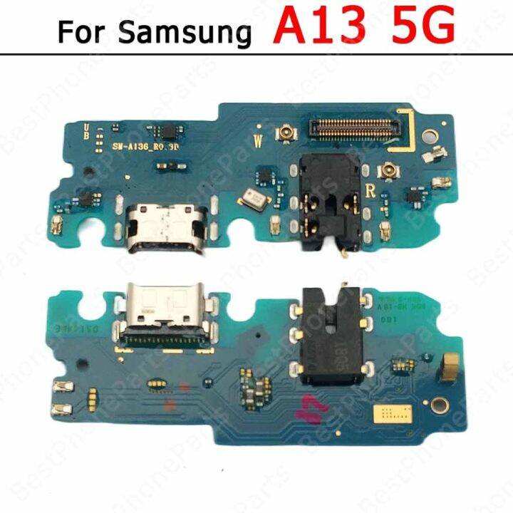 บอร์ดชาร์จเดิมสําหรับ-samsung-galaxy-a13-a23-a33-a53-a73-5g-a03-core-a03s-ขั้วต่อ-usb-แท่นชาร์จแผ่นแท่น-pcb