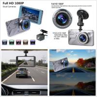 กล้องติดรถยนต์ รุ่นใหม่ล่าสุด Full HD Car Camera หน้า-หลัง WDR+HRD หน้าจอใหญ่ 4.0 รุ่น A10 ของแท้100%