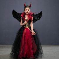 Vampiress ชุดคอสเพลย์สาวแบบกอธิคชุดเดรสขนาดเพิ่มฤดูหนาวทูทู่ชั่วร้ายชุดราชินีสำหรับงานปาร์ตี้ฮาโลวีน