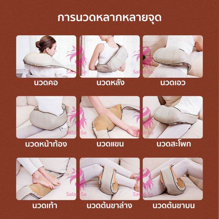 เครื่องนวดไฟฟ้า-หมอนนวด-เครื่องนวดคอ-เครื่องนวดมือ-เครื่องนวดหลัง-เครื่องนวดขา-นวดหลัง-นวดคอ-no-8028