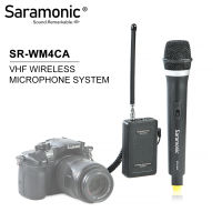 Saramonic WM4CWM4CAWM4CB VHF Wireless Microphone Kit with Lavalier Mic Transmitters and Receivers for DSLR Camera &amp;Camcorder