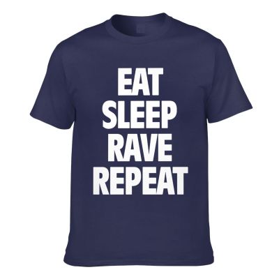 Eat Sleep Rave Repeat Ibiza Dance Techno Music Tomorrowland Festival Mens Short Sleeve T-Shirt