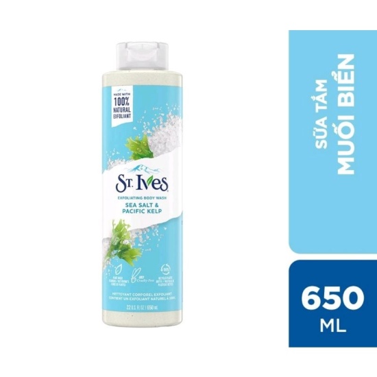 Giảm giá sữa tắm ives 650g mẫu của muối biển cam chanh và yến mạch - ảnh sản phẩm 2