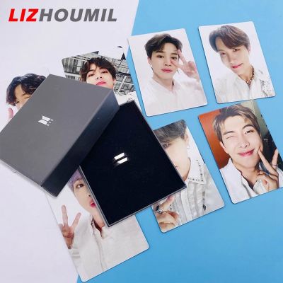 LIZHOUMIL JS 1ชุด Kpop Bts เวิร์ลทัวร์ Speak Yourself เจ้าหน้าที่คนสุดท้ายมาชุดห่วง + 7 Photocards ใหม่ BTS เกาหลี Seoul แหวนคู่คอนเสิร์ตวงแหวนแหวนหาง