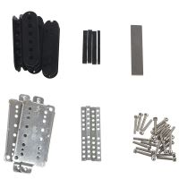 A Set Guitar Humbucker Pickup Kits Producing Accessories/Cupronickel Baseplate/Spacer/Bobbin/ Pole /Bar Alnico V Magnet