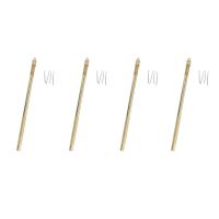 16 Pcs Ventilating Needles +4 Brass Holder Make/Repair Lace Wigs Toupee Hairpiece Wig Knotting Hook Sets Beaded Hook