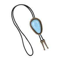 Fenteer VINTAGE คาวบอยตะวันตก Turquoise เนคไท Bolo จี้สร้อยคอผู้ชายเครื่องประดับ