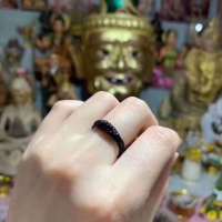 Quality Assurance Thai Amulet แท้ Consecration Ajahn Pu Nakong Spiritual Dharma แหวนทอผ้าแหวน Lucky แหวนพระพุทธรูปทิเบต