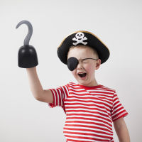 Boomss【New】 Pirate Hook Halloween Pirate Costume Accessory Plastic Hand Hook Cosplay Pretend Play Toy