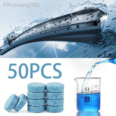 Car Windscreen Cleaner Effervescent Tablet Auto Window Solid Cleaning Automobile Glass Water Wiper Washing Tablets Dust Remover