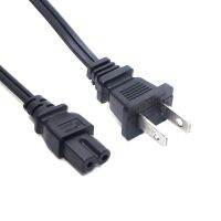 18AWG Universal Wall Cable US NEMA-1-15P to IEC320 C7 AC Power Cord Compatible with Vizio E-M-Series HDTVSharpSmart LED TV