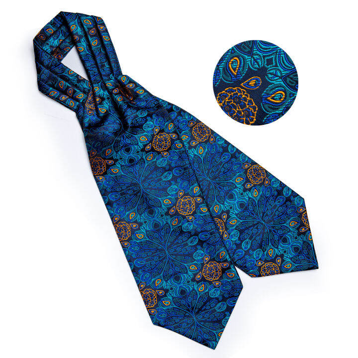 dibangu-men-luxury-silk-ascot-tie-cravat-tie-handkerchief-cufflinks-3pcs-set-blue-paisley-floral-wedding-party-cravats-necktie