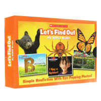 English original childrens science picture book let S find out my rebus readers primary school extracurricular reading natural science popularization picture book 24 boxed childrens Enlightenment learning parent-child interaction