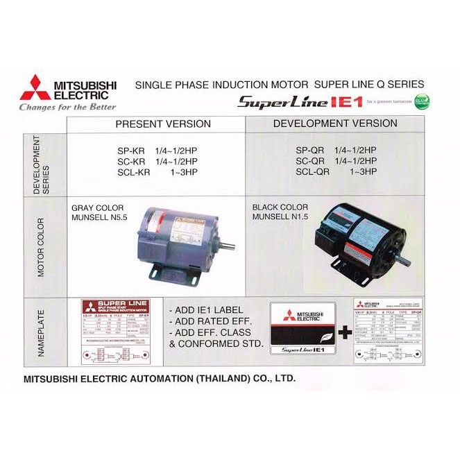 mitsubishi-มอเตอร์-1-แรงม้า-รุ่น-scl-qr-1hp-4p-220v-มอเตอร์ไฟฟ้า-ชนิดคอนเดนเซอร์-มอเตอร์-ไฟฟ้า-จัดส่ง-kerry