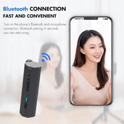 LEORY F1 Wireless Microphone Lavalier BT 2.4G Live Streaming Professional Recording Video Interview Phone Tablet Computer PC