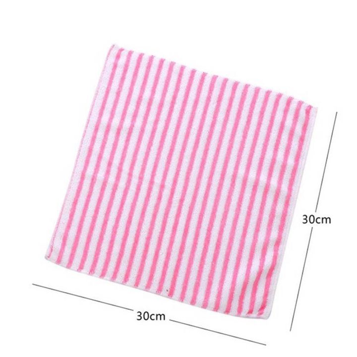 dgthe-napery-5ชิ้นผ้าเช็ดจานรับประทานอาหารที่มีสีสันผ้าเช็ดตัวผ้าเช็ดตัวไมโครไฟเบอร์ครัวลายสี่เหลี่ยม