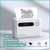 Luck Jingle L3 Portable Thermal Printers A9 203dpi Picture Photo 77mm Paper Bluetooth Mini Wireless Printer Android IOS Fax Paper Rolls