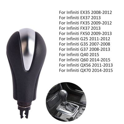 34910-JK03A 34910-1LA6C Gear Shift Knob for Nissan Infiniti QX56 G25 G37 FX37 EX37 QX70 Q60 QX50 Accessories Parts Kits Black