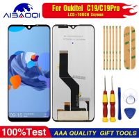 หน้าจอ LCD หน้าจอ LCD หน้าจอสัมผัสสำหรับ Oukitel C19/ชิ้นส่วนอะไหล่ C19pro + เครื่องมือถอดแยกชิ้นส่วน