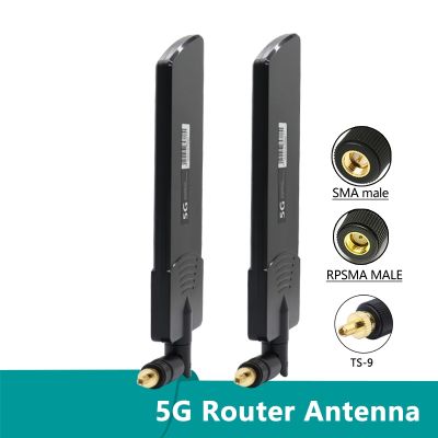 【CW】 Broadband 5G 4G 3G GSM 600 6000Mhz High Gain 22dbi Aerial Indoor Outdoor WiFi Waterproof Router Antenna For TS9 SMA male female