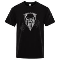 Odin Vikings T Shirt Men Viking Legend Mens Tees Retro Adult Tshirt 2022 Print Hop Gildan
