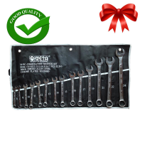 ชุดประแจแหวนข้างปากตาย 14 ตัว/ชุด ยี่ห้อ META (META-14PCS-WRENCH-SET)