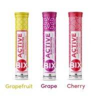 BIX Active Electrolyte เม็ดฟู่ ให้พลังงาน สำหรับกีฬาและออกกำลังกาย ทานง่าย มีหลายรสชาติ