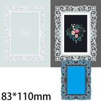 Cutting Dies Frame Greeting Card Decorate Scrap Booking Photo Album Embossing Paper Cards 83x110mm