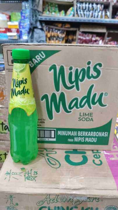 Minuman berkarbonasi nipis madu lime soda/ minuman soda rasa (1 dus isi
