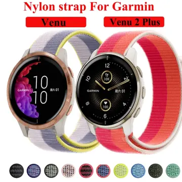 For Garmin Venu 2 Watchband Nylon Canvas Sport Strap For Garmin