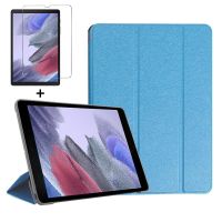 เคสสำหรับซัมซุงกาแล็กซีแท็บ A7 Lite 8.7 SM-T220 SM-T225 Casing Tablet พับสามทบเคสหลัง PC แบบแข็งแท็บ A7 Lite เคส2021ฝาครอบป้องกันแท็บเล็ต