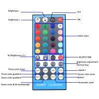 【✴COD✴】 uylexs รีโมทคอนโทรล Ir 44key 40key Dimmer24key ควบคุม Rgb สำหรับ Smd ไฟแถบไฟ Led Rgbw Rgbww