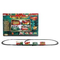 Electric Model Train Track Toy Santa Delivery Train Set for Babies Kid Toddlers Christmas Gift Children Party Favor Set train