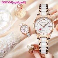 Agafgadf สตรีนาฬิกาข้อมือสแตนเลส Relógio Impermeável Luxo Data Moda Senhoras Frete Grátis