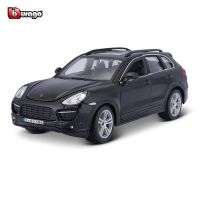 Bburago 1:24 Porsche Cayenne Turbo alloy racing luxury classic die-casting car model toy collection gift off-road vehicle SUV