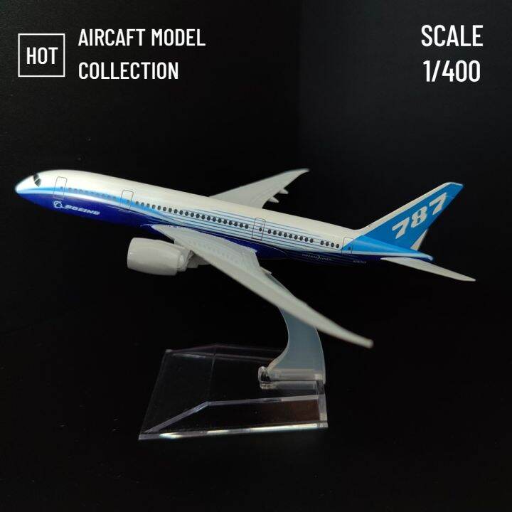 Scale 1:400 Metal Aircraft Model, Boeing 787 Prototype Replica Airplane ...