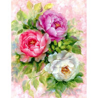 Flower Rose DIY Cross Stitch Embroidery 11CT Kits Craft Printed Canvas Cotton Thread Home Decoration New Design Dropshipping