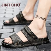 H Jintoho รองเท้าแตะลําลอง ยาง ใส่สบาย กันลื่น แฟชั่นสําหรับผู้ชาย เหมาะกับการเล่นกีฬา กลางแจ้ง