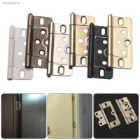 ㍿❦ 2Pcs 3 Inch Iron Flush Door Hinges Large Cabinet Cupboard Furniture Hardware Accessories Cafe Spring Door Hinge 76 x 35 x 1.8mm