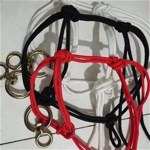 【horse Bridle】 D a ring artifact cow cage bolt horse halter of nylon