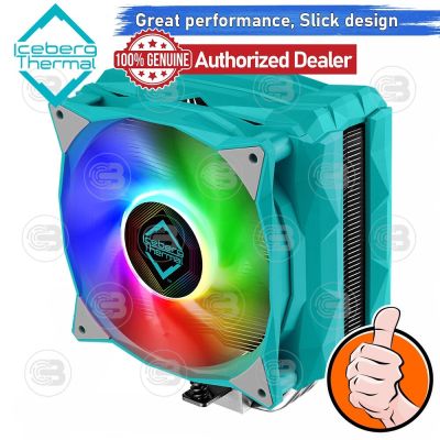 [CoolBlasterThai] Iceberg Thermal IceSLEET G4 OC Teal Multi Compatible Tower CPU Cooler with A-RGB
